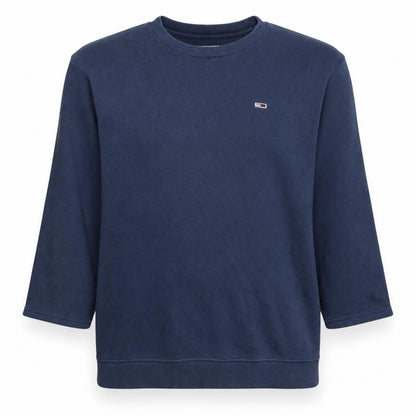 Tommy Jeans Men Blue 2XL Crew Neck Pullover Sweatshirt