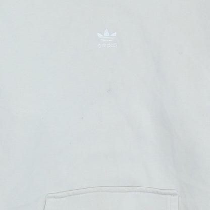 Adidas Women’s Ivory Pullover Hoodie XS Relaxed Fit Cotton Blend