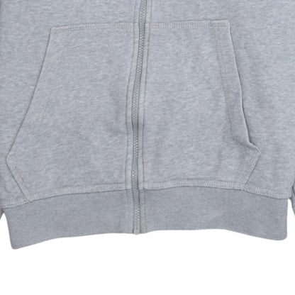 Nike Men Grey Full Zip Hoodie Size M Sports Fleece Sweatshirt