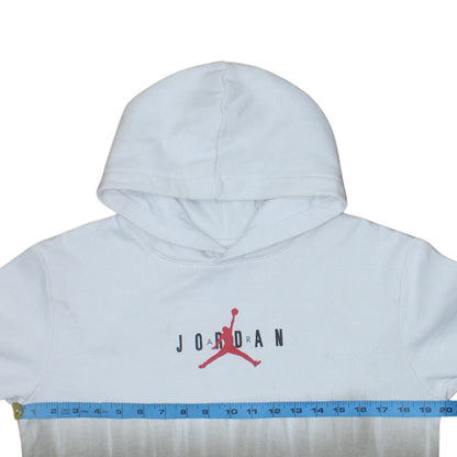 Jordan Boys Grey Pullover Hoodie XL 13-15 Years Fleece Casual Sweatshirt