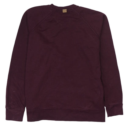 adidas Mens Brown Crew Neck Pullover Sweatshirt Size M