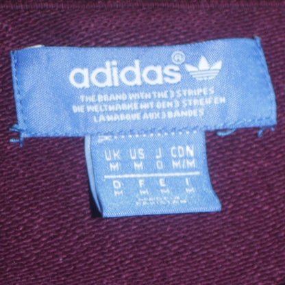 adidas Mens Brown Crew Neck Pullover Sweatshirt Size M