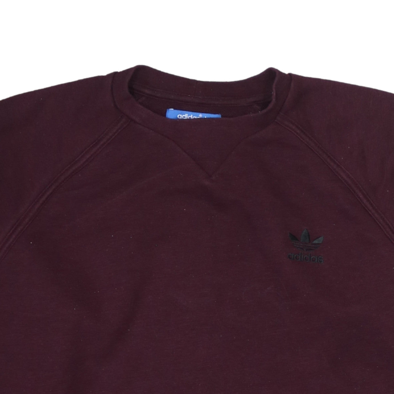 adidas Mens Brown Crew Neck Pullover Sweatshirt Size M