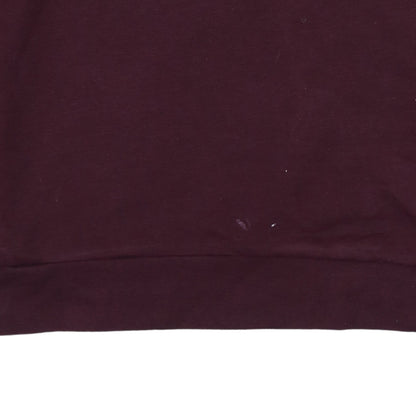 adidas Mens Brown Crew Neck Pullover Sweatshirt Size M