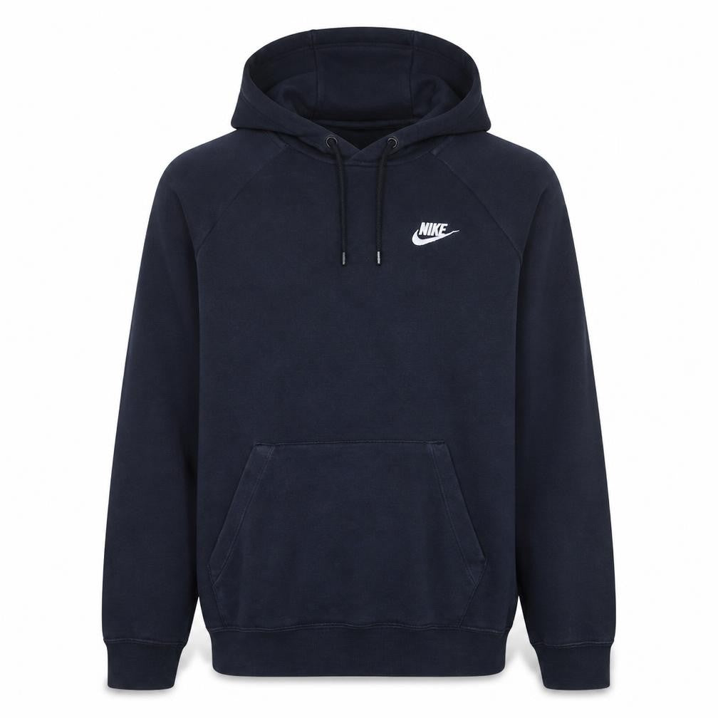 Nike Men's Blue Pullover Hoodie Small Regular Fit Fleece Sweatshirt