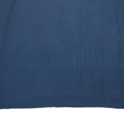 Columbia Men's Blue Cotton Regular Fit Short Sleeve Polo Shirt L