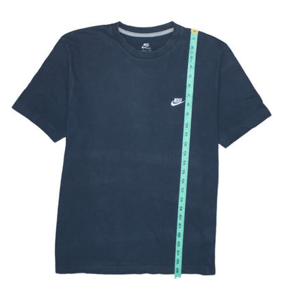 Nike Men's Blue Cotton Short Sleeve Crew Neck T-Shirt M