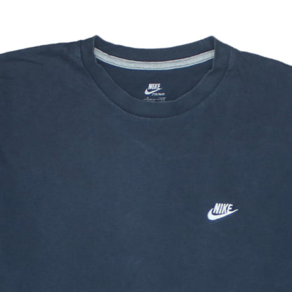 Nike Men's Blue Cotton Short Sleeve Crew Neck T-Shirt M