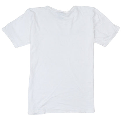 Champion Boys White 2XL 15-16 Years Crew Neck Short Sleeve Logo T-Shirt