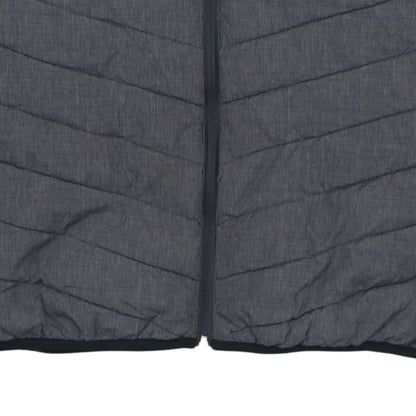 Kappa Mens Grey XL Puffer Jacket Hooded Leeds United 100 Years