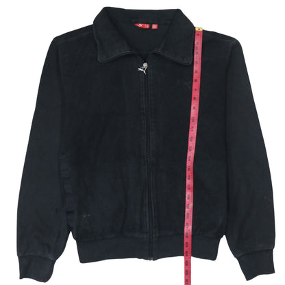 Puma Men's Black XL Track Jacket Fleece Full Zip Activewear