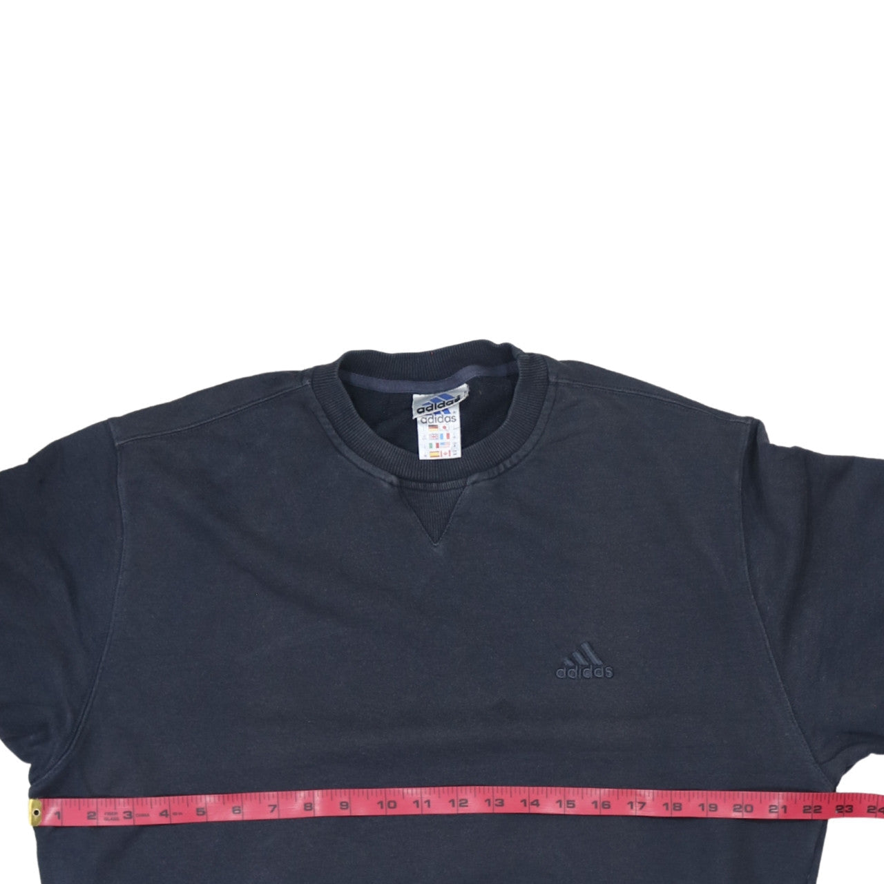Adidas Men's Blue Crew Neck Pullover Sweatshirt Size L