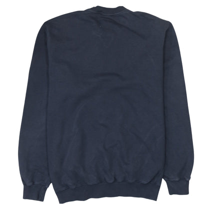 Adidas Men's Blue Crew Neck Pullover Sweatshirt Size L