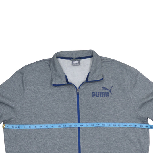 Puma Men's Grey 2XL Track Jacket Full Zip Sports Top