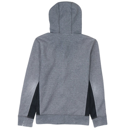 The North Face Boys Grey Full Zip Hoodie Size L Jersey Cotton Blend