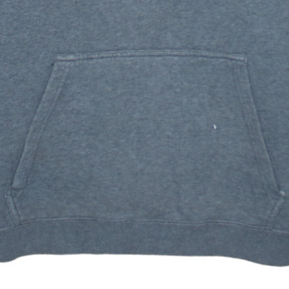 Nike Men's Grey Pullover Hoodie Small Logo Graphic Cotton Blend