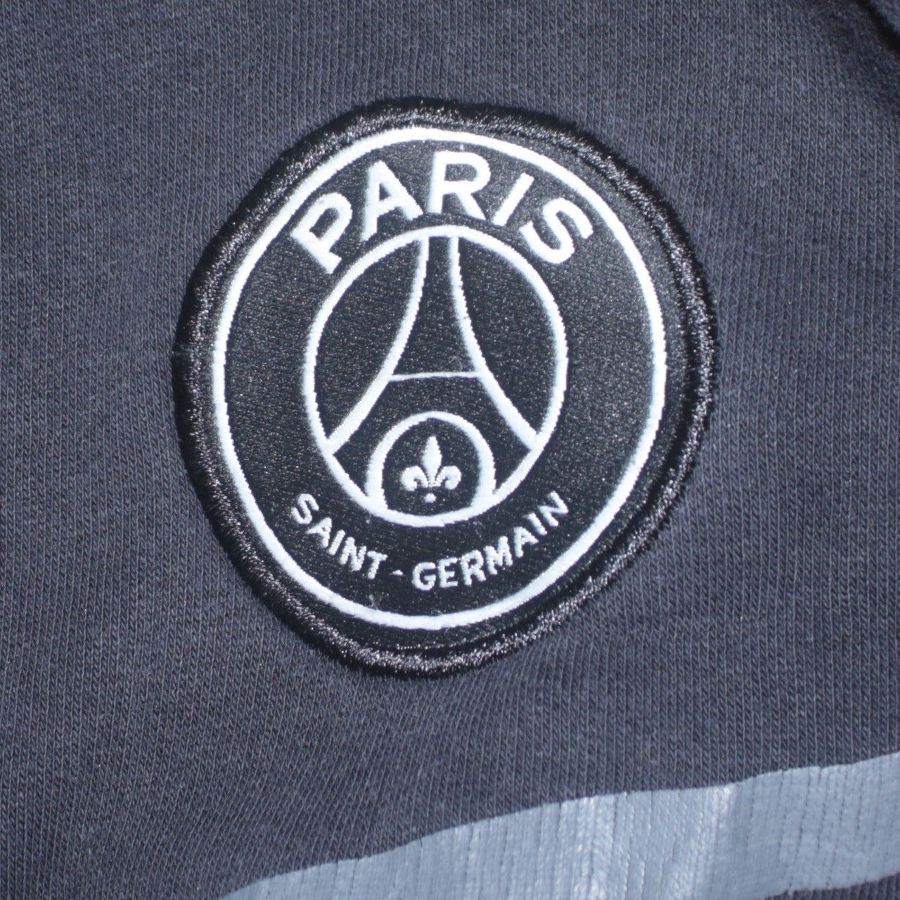 Nike Paris Saint-Germain Black Men's L Full Zip Hoodie Fleece