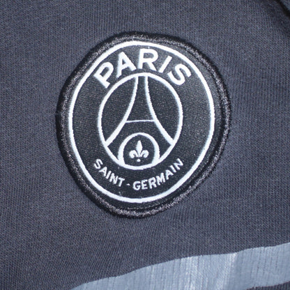 Nike Paris Saint-Germain Black Men's L Full Zip Hoodie Fleece