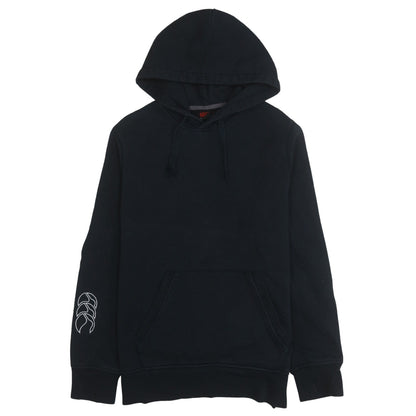 Canterbury Mens Black Pullover Hoodie M Regular Fit Rugby Style