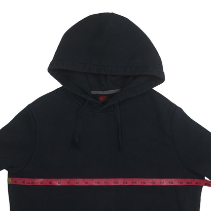 Canterbury Mens Black Pullover Hoodie M Regular Fit Rugby Style