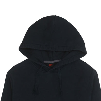 Canterbury Mens Black Pullover Hoodie M Regular Fit Rugby Style