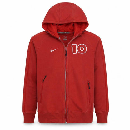 Nike Men's Red Full Zip Hoodie Athletic Dept Medium