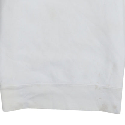 Champion Women's White Small Pullover Sweatshirt with Logo