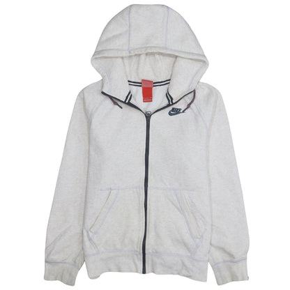 Nike Men's Grey Full Zip Fleece Hoodie Size S Sportswear