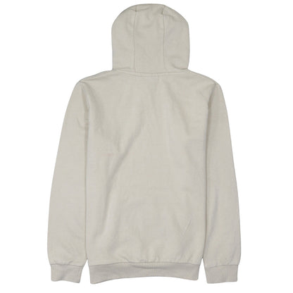 Fila Men’s Beige Pullover Hoodie Medium Cotton Blend Classic Logo