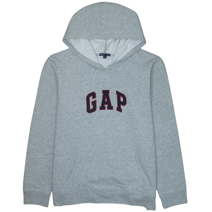 GAP Men's Grey Pullover Hoodie XL Cotton Blend Casual Sweatshirt