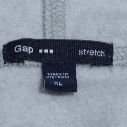 GAP Men's Grey Pullover Hoodie XL Cotton Blend Casual Sweatshirt