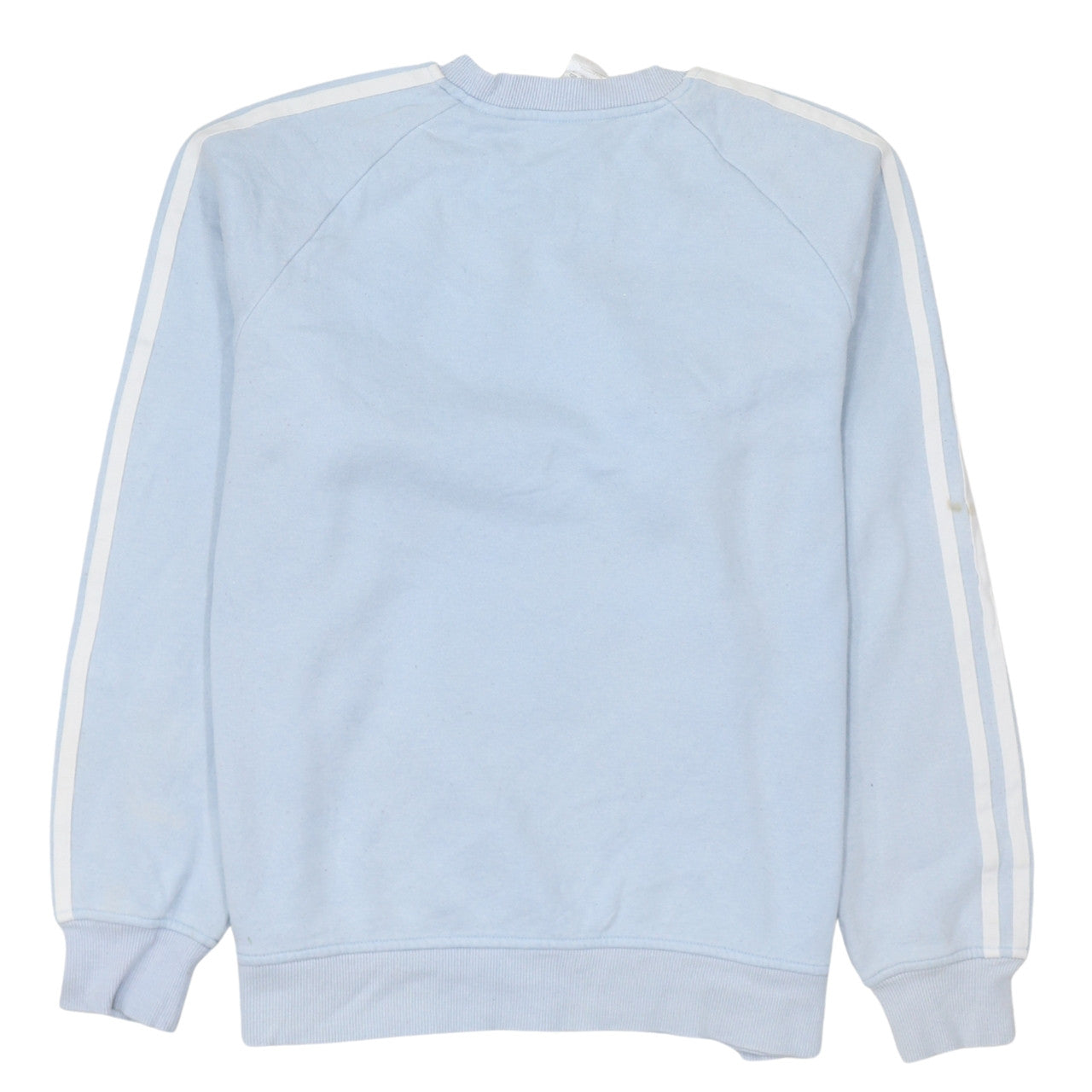 Adidas Women Light Blue Crew Neck Pullover Sweatshirt Size 12