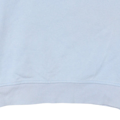 Adidas Women Light Blue Crew Neck Pullover Sweatshirt Size 12