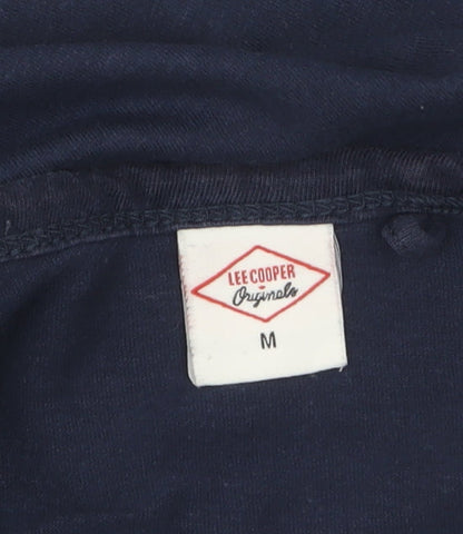 Lee Cooper Men's Blue Sleeveless Cotton Tank Top M Regular Fit
