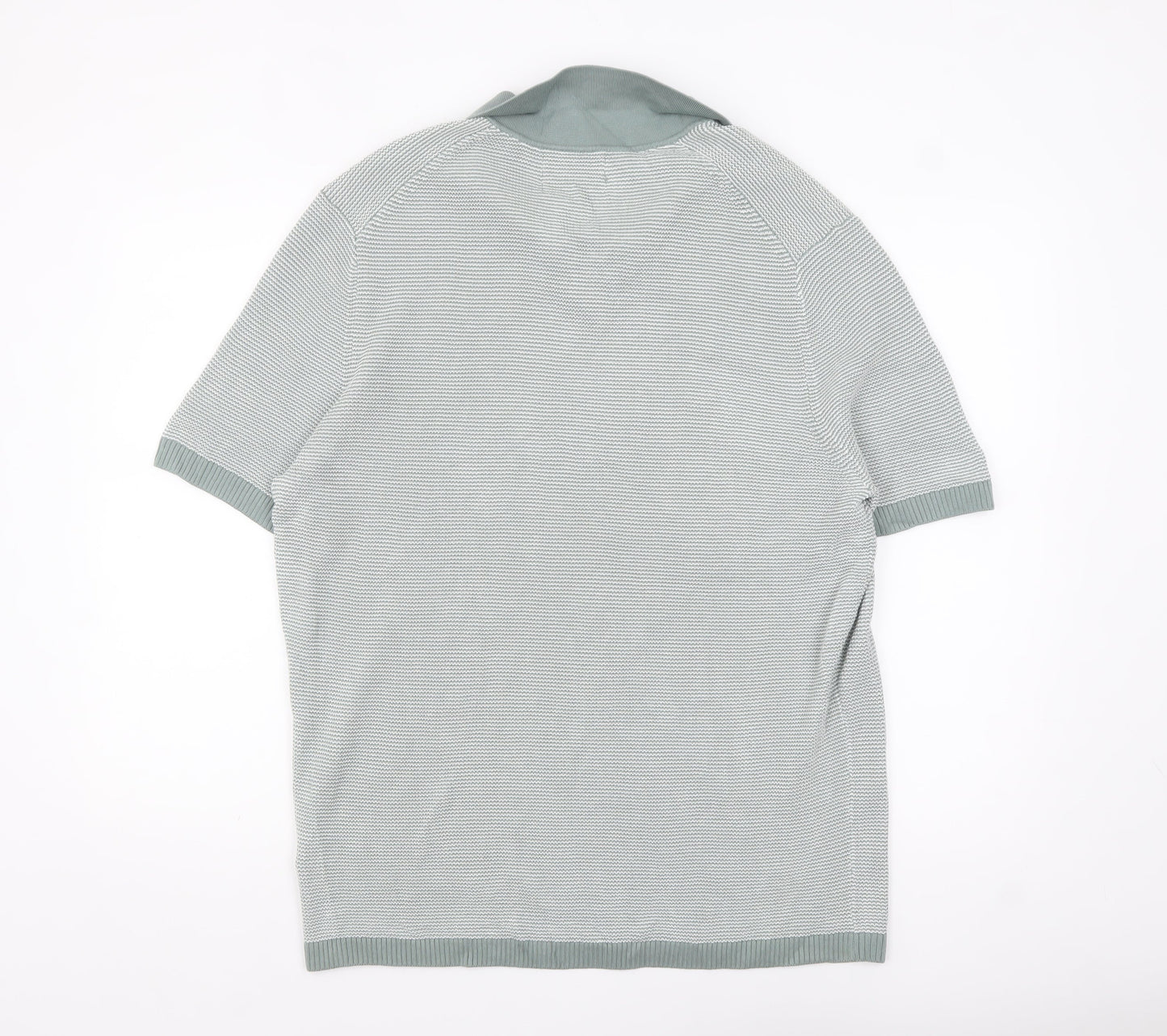 Marks and Spencer Autograph Men’s Green XL Cotton Modal Polo Shirt