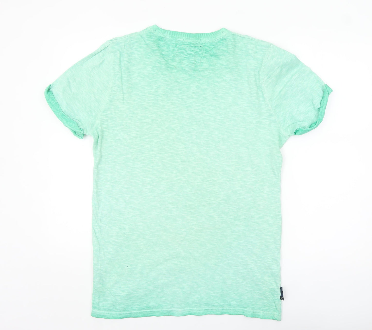 Superdry Men’s Green Vintage Crew Neck Cotton T-Shirt Size M
