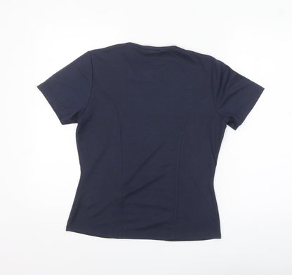 Peter Storm Women's Blue Short Sleeve Basic T-Shirt Size S