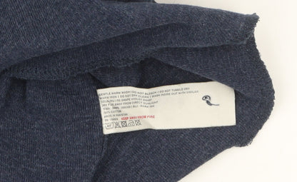 Fat Face Men's Blue Long Sleeve Henley Loungewear Top XL Cotton
