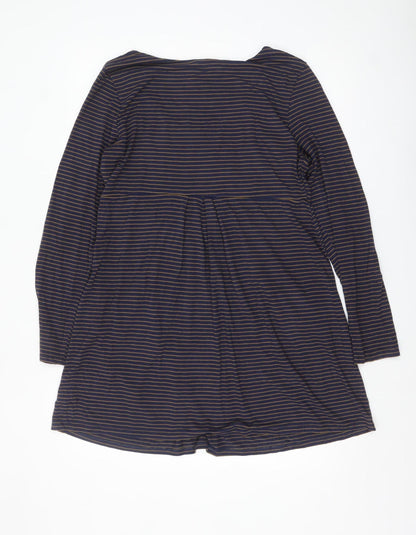 Joules Women’s Navy Stripe Long Sleeve Skater Dress Size 16
