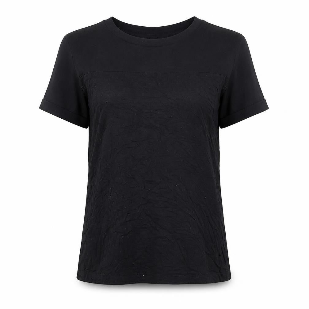 Warehouse Women’s Black Short Sleeve Basic Blouse UK 8