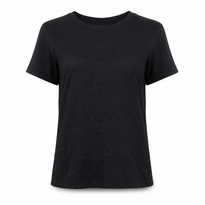 Warehouse Women’s Black Short Sleeve Basic Blouse UK 8