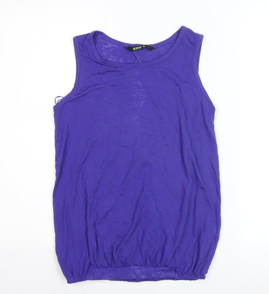 Tu Women’s Purple Active Tank Top Size 8 Sleeveless Jersey