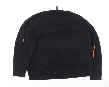 Adidas Women's Black Long Sleeve Pullover Sweatshirt Size 12