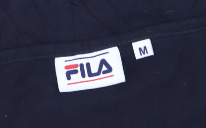 FILA Womens Black Yellow Tank Top M Sportswear Camisole Activewear