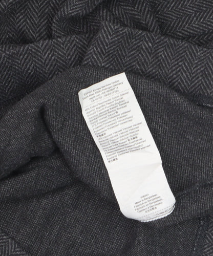 TRF Women’s Green Wool Blend Cable Knit Cardigan Size 8