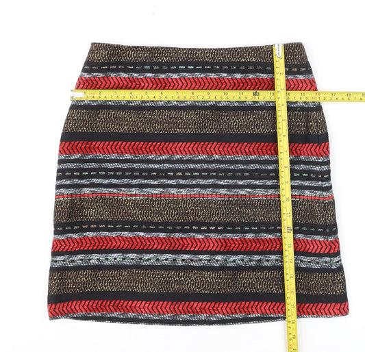 Marks and Spencer Women’s Multicoloured Knee Length Pencil Skirt Size 8
