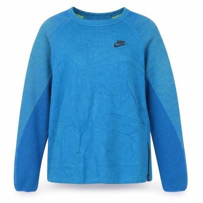 Nike Boys Blue Small Crew Neck Long Sleeve Pullover Sweatshirt