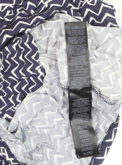Principles by Ben de Lisi Women’s Blue Chevron Sheath Dress Size 12