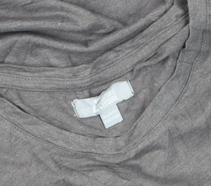 Capsule Leisure Women’s Grey T-Shirt Size 20 Mesh Trim Casual Top