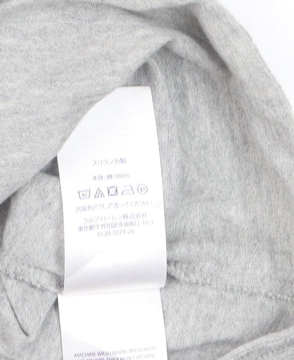 Ralph Lauren Men's Grey Crew Neck Cotton T-Shirt M
